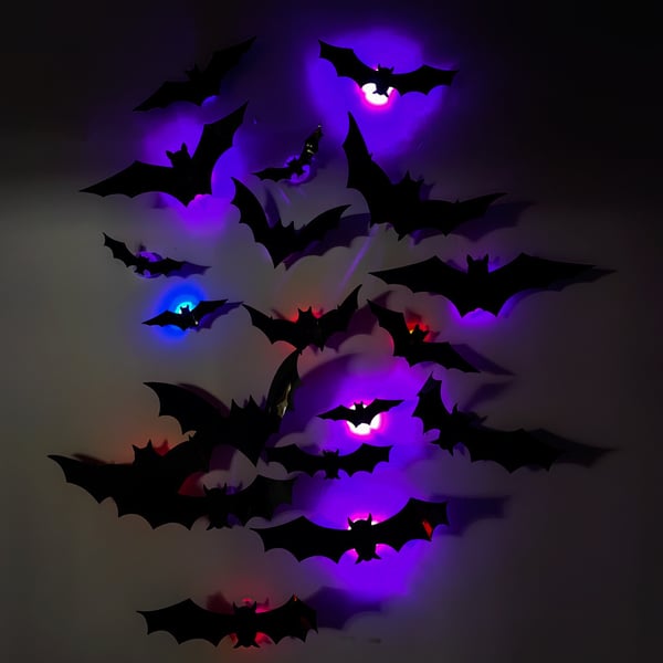 BatGlow™ Halloween Muurdecoratie (12 stuks)