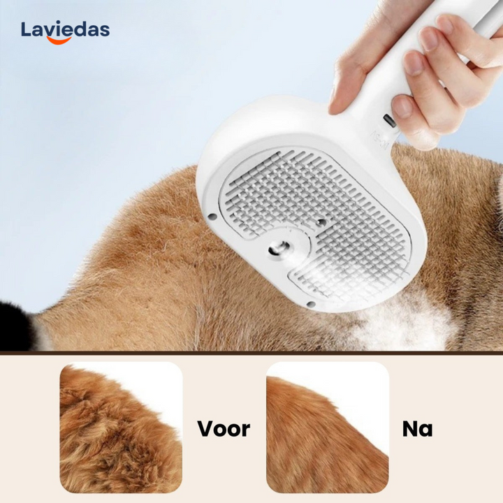 Steami Pro™ Professional Pet Coat Grooming Brush