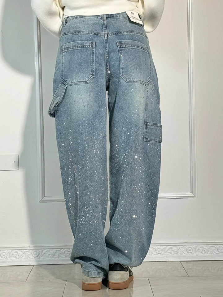 Aurora Glinsterende Jeans