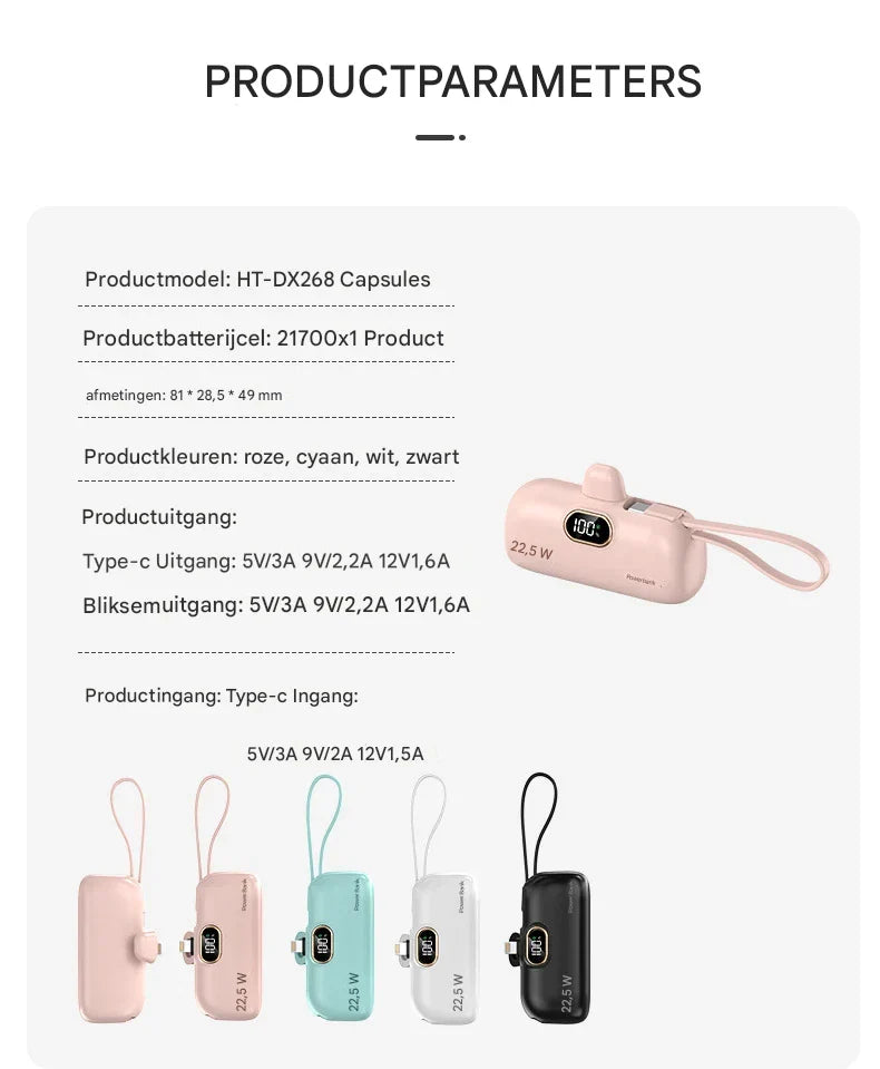 PowerPods™ | Dagenlang Overal Draadloos Opladen