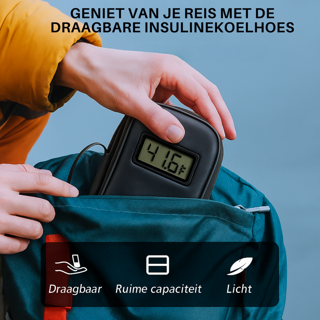 Glucase Display™ Houdt je Insuline Urenlang Koel