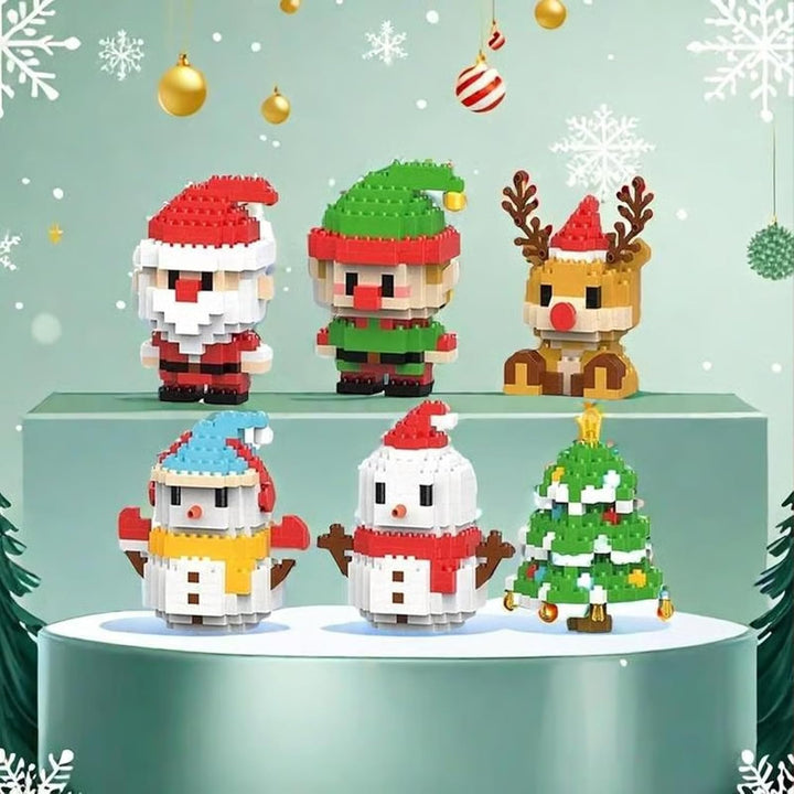 Santa's Bouwstenen™ | 12 Creatieve Kerstfiguren voor het Hele Gezin.