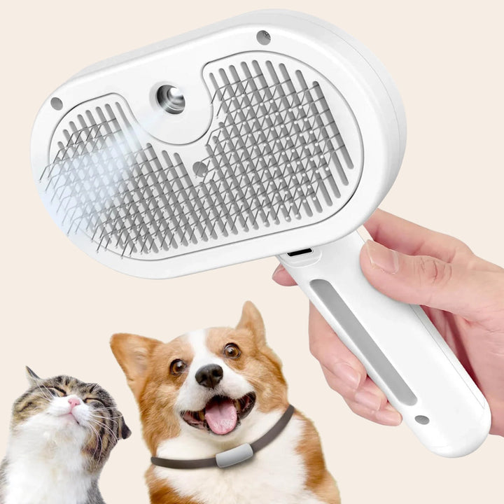 Steami Pro™ Professional Pet Coat Grooming Brush