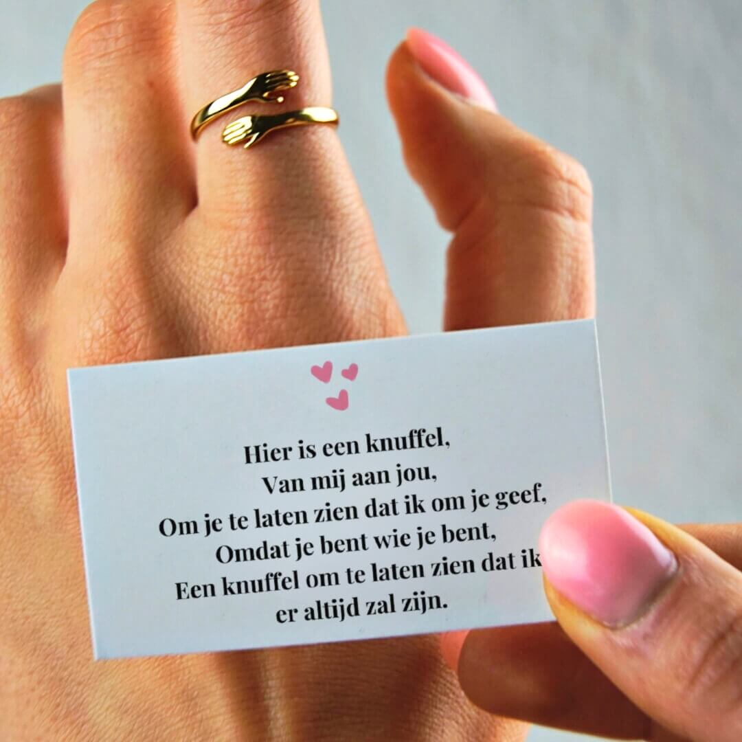 Knuffelring™ | De Ring voor Liefde & Steun
